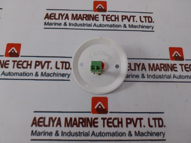 Lot of 10X C Systems CS9902 Fire Alarm Response indicator round plastic