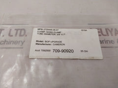 Lot of 10X Cameron 2720448-06-07 Bop Upgrade Tube Gang Clamp