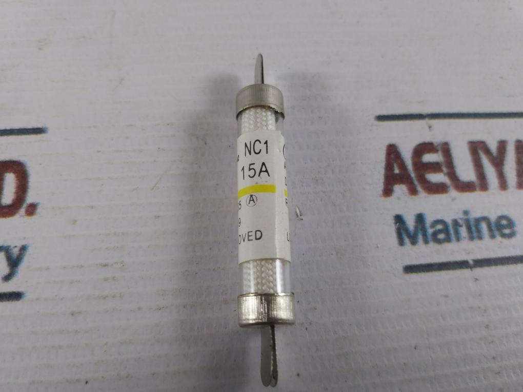 Lot of 10X Cello-lite NC1 15A Fuses Cartridges 15A