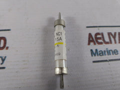 Lot of 10X Cello-lite NC1 15A Fuses Cartridges 15A