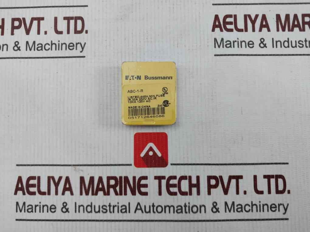 Lot Of 10X Eaton Abc-1-r Bussmann Division Fuse 250V