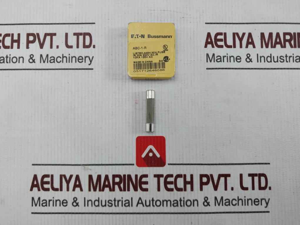 Lot Of 10X Eaton Abc-1-r Bussmann Division Fuse 250V