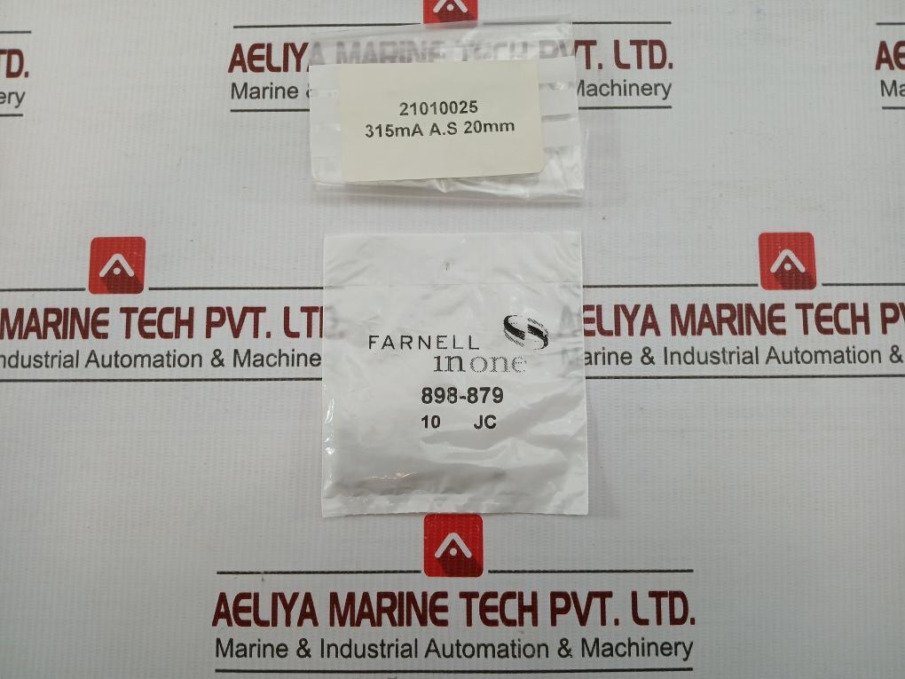 Lot Of 10X Farnell Cartridge Fuse 898-879