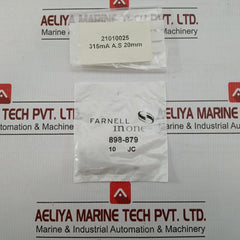 Lot Of 10X Farnell Cartridge Fuse 898-879