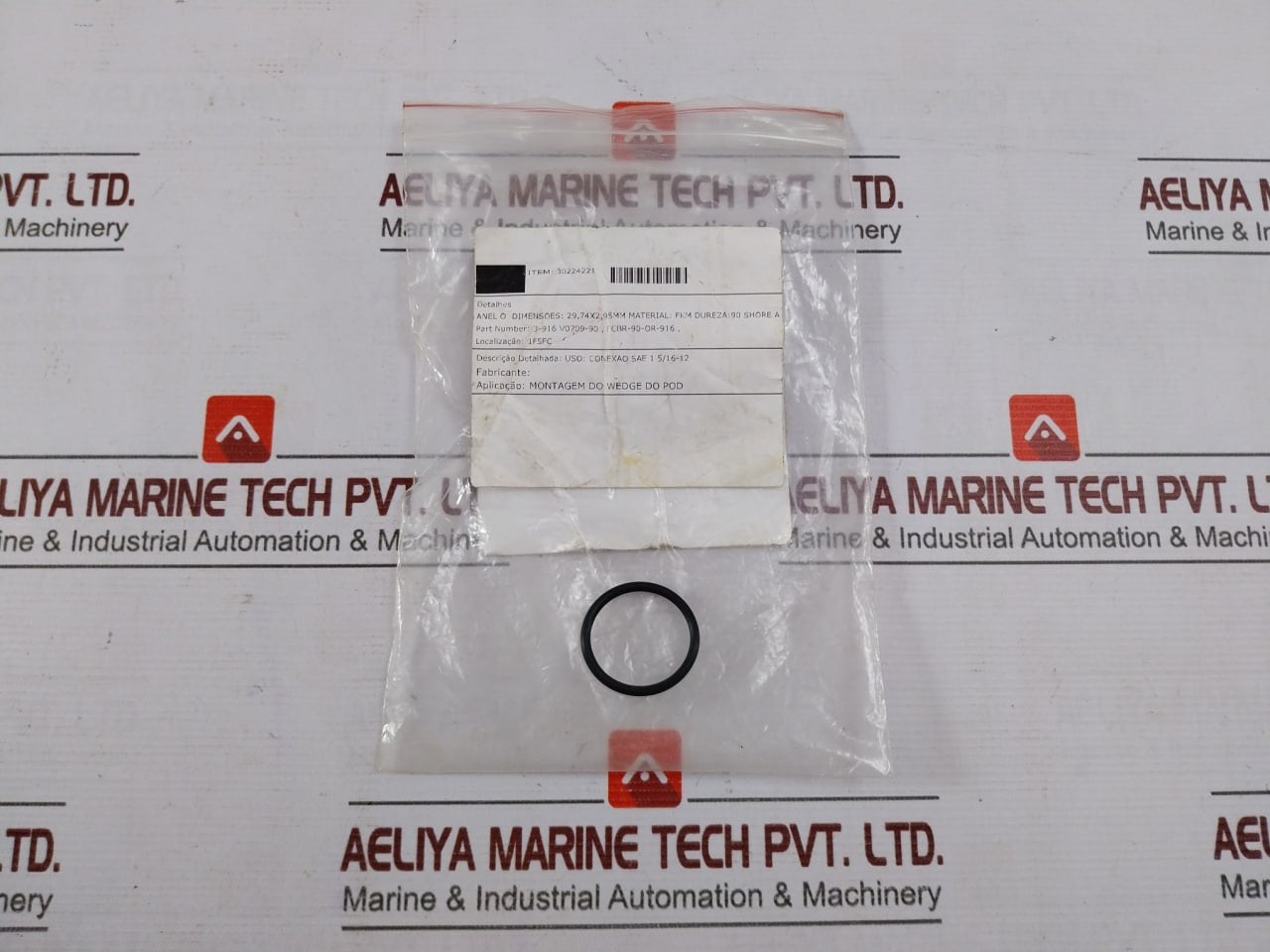 Lot Of 10X Fkm 3-916 V0709-90 O-ring 29.74 Mm X 2.95 Mm Fcbr-90-or-916