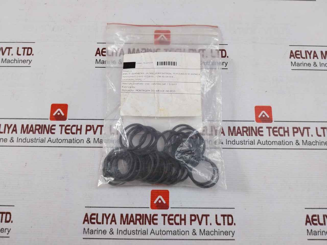 Lot Of 10X Fkm 3-916 V0709-90 O-ring 29.74 Mm X 2.95 Mm Fcbr-90-or-916