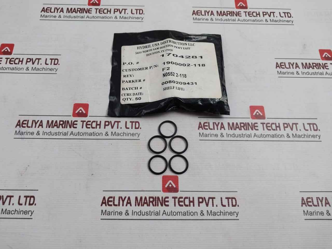 Lot Of 10X Hydril 1900002-118 O-ring Rev F2