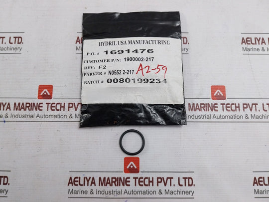 Lot Of 10X Hydril 1900002-217 O-Ring 90 Duro 2-217 USED ON 22 Bonnet REV F2