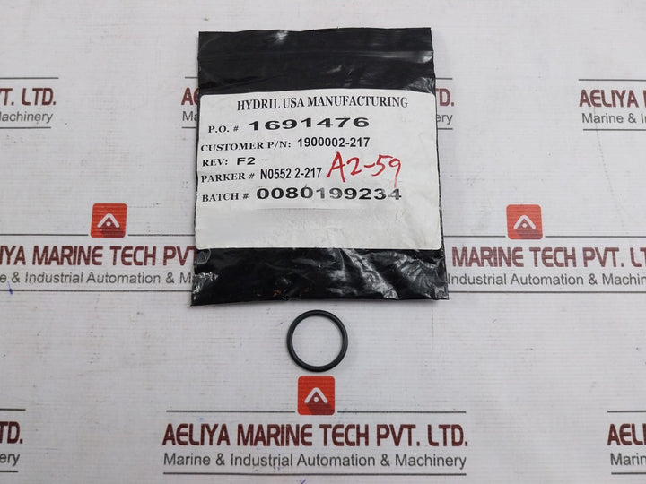 Lot Of 10X Hydril 1900002-217 O-Ring 90 Duro 2-217 USED ON 22 Bonnet REV F2