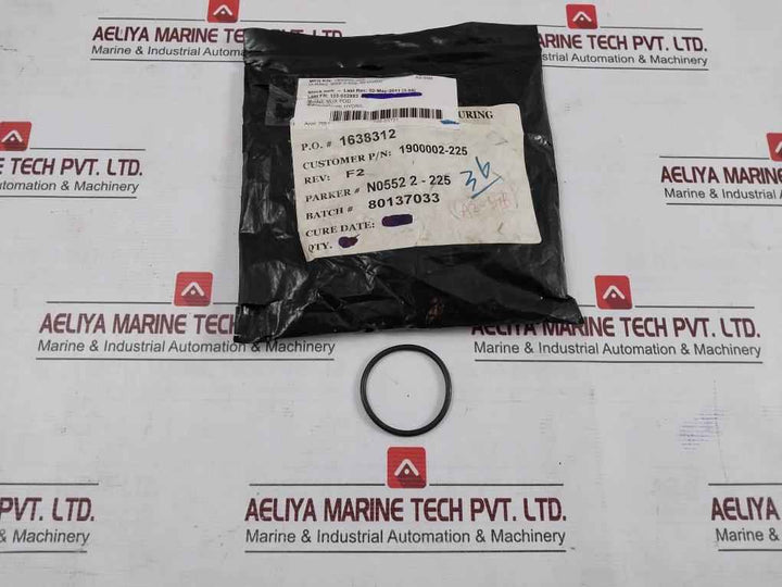 Lot Of 10X Hydril 1900002-225 O-ring, Size 2-225, 90 Duro 7097 748-03721