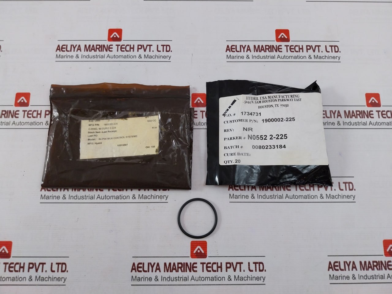 Lot Of 10X Hydril 1900002-225 Seal O-ring 84-p96 Mux Control System Ss012C