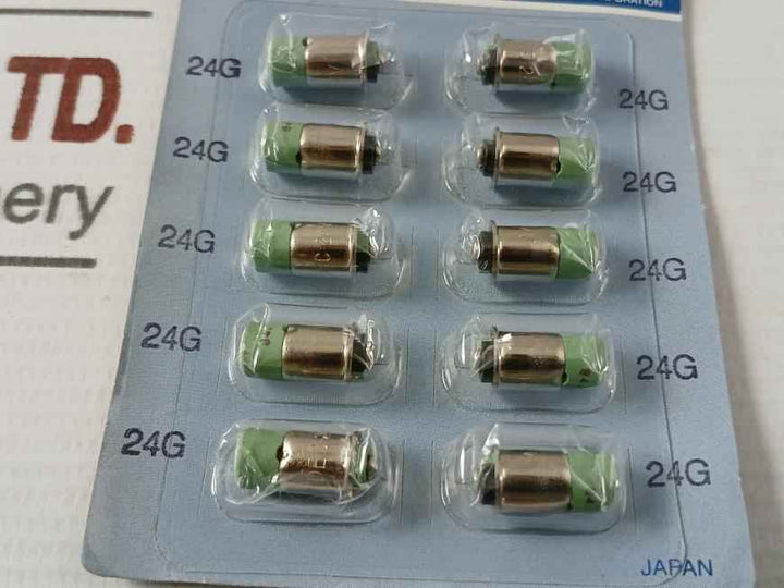 Lot Of 10X Idec Izumi Lftd-2Gpn10 Green Led Bulb