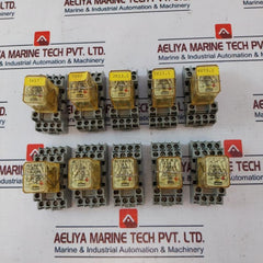 Lot of 10X IDEC RY42S-LD General Purpose Relay With Base SY4S-05C DC 24V