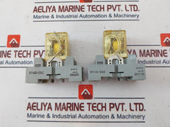 Lot of 10X IDEC RY42S-LD General Purpose Relay With Base SY4S-05C DC 24V