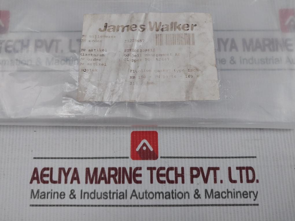 Lot of 10X JAMES WALKER 10/16-169 X 218 X 3MM Fluolion Gasket