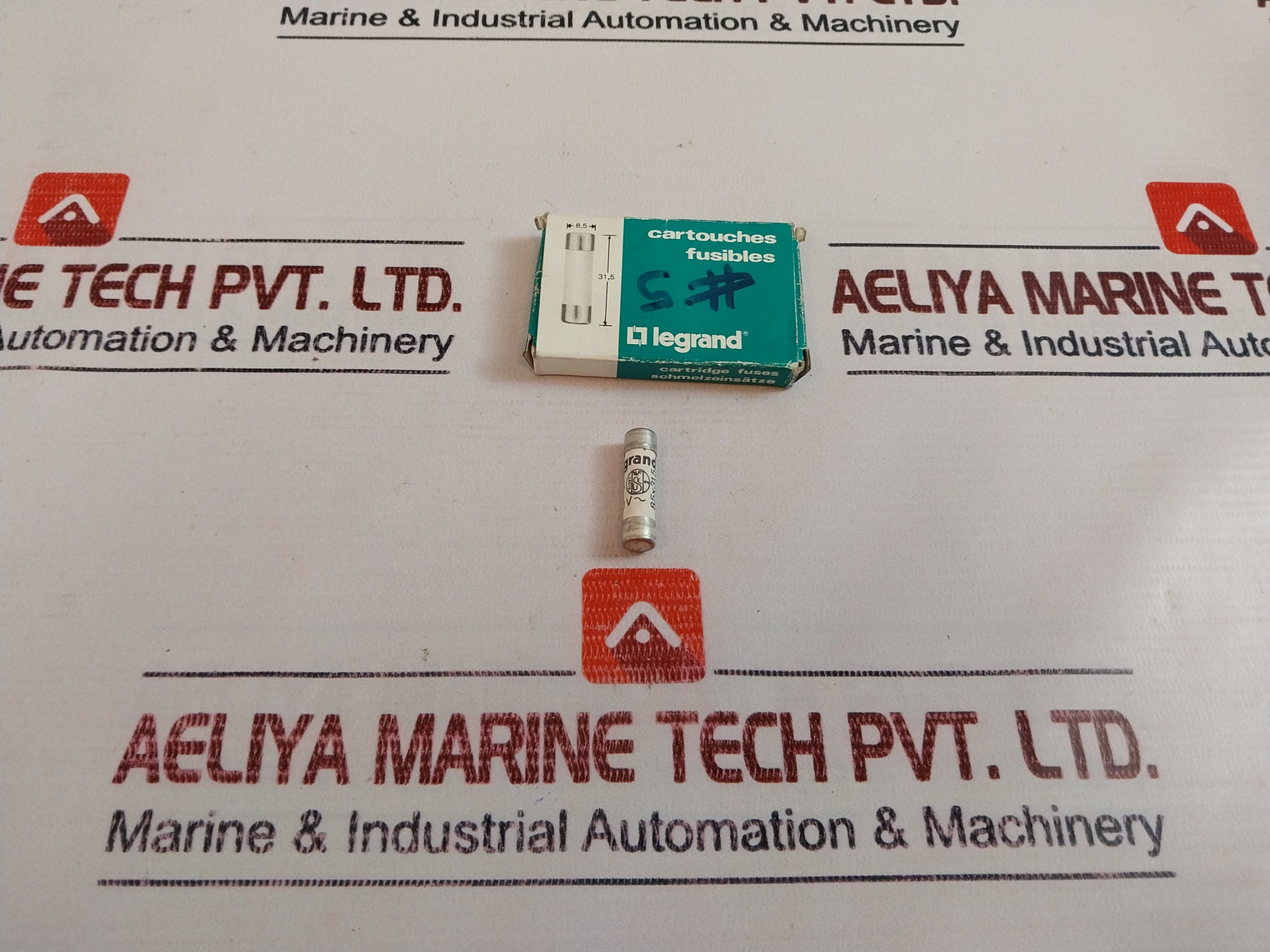 Lot Of 10X Legrand 123 20 Cartridge Fuse 20A 400V