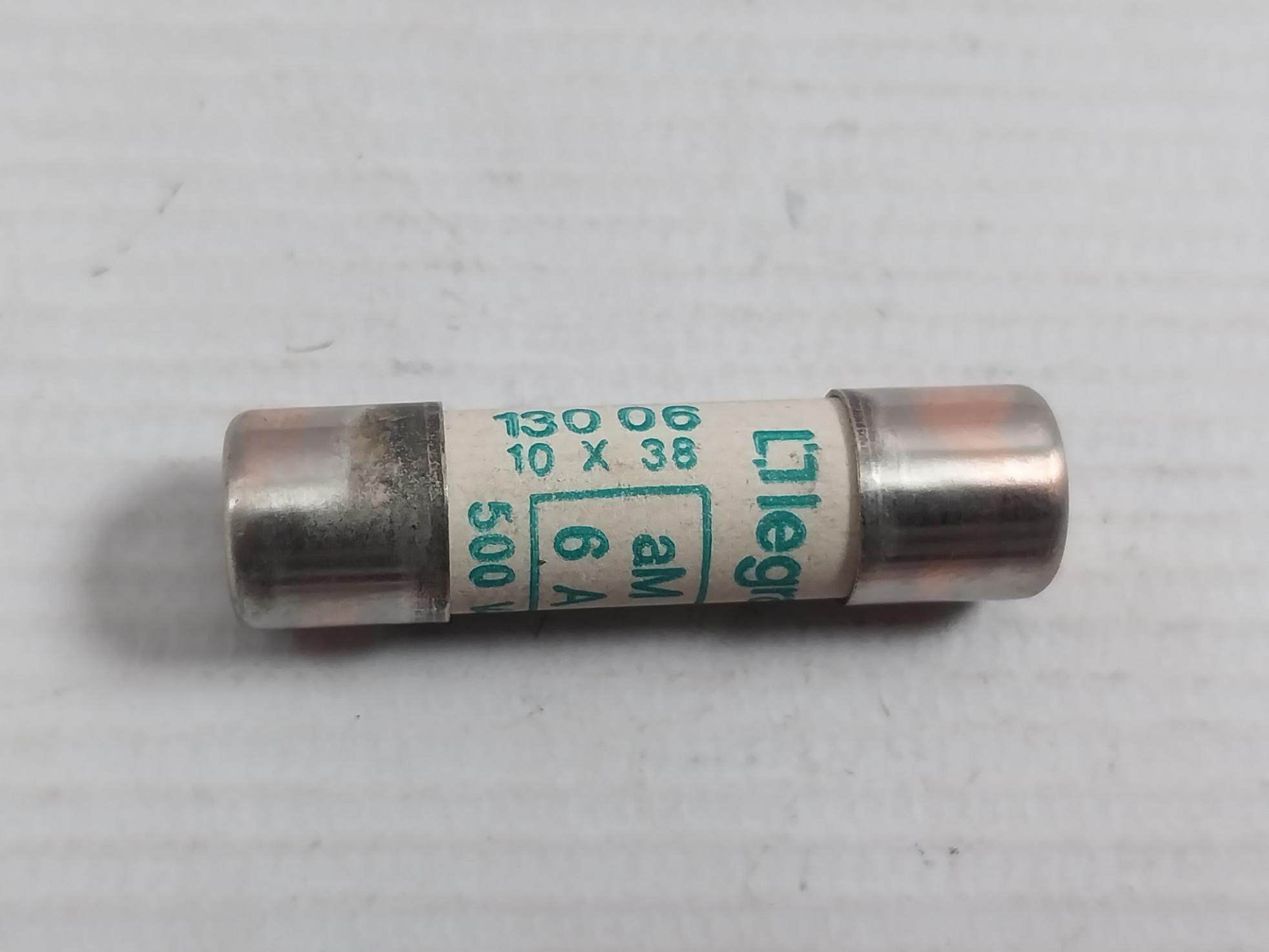 Lot Of 10X Legrand 130 06 Cartridge Fuse 10 X 38Mm