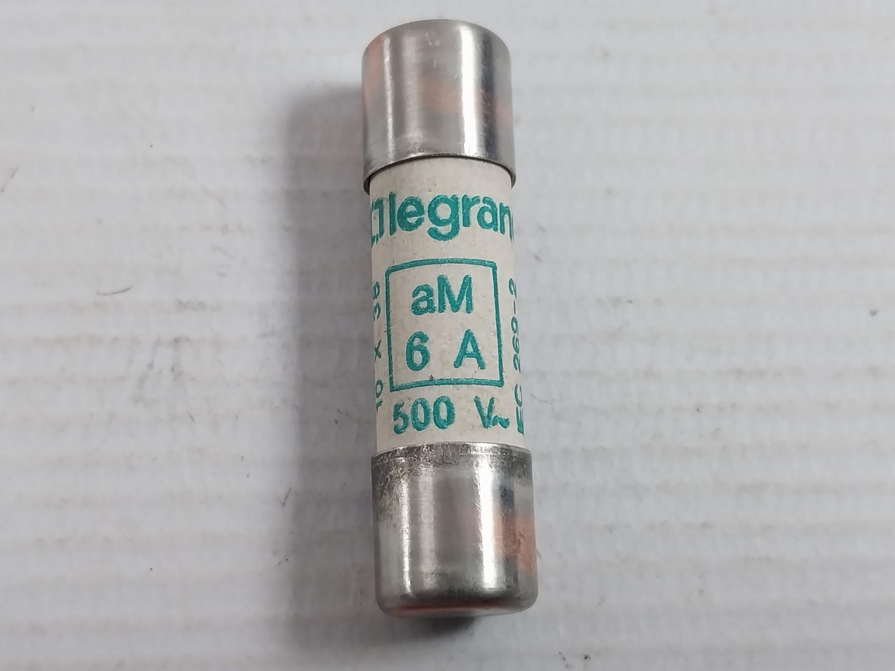 Lot Of 10X Legrand 130 06 Cartridge Fuse 10 X 38Mm