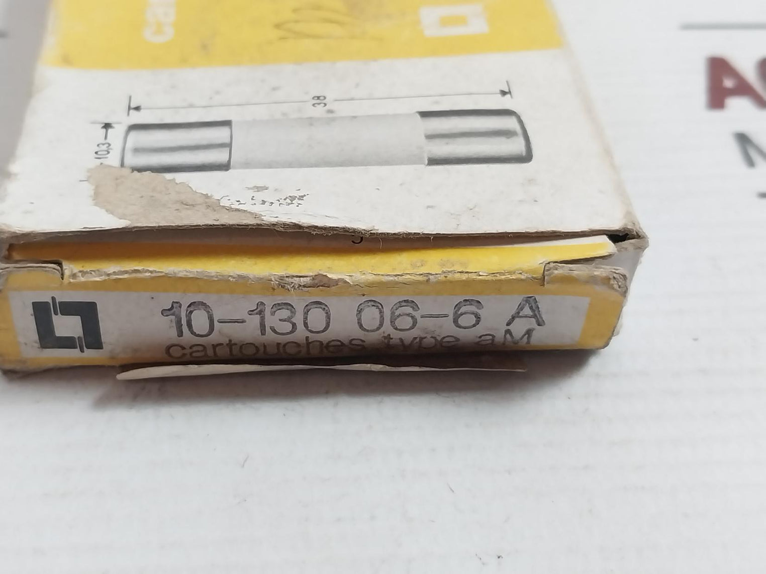 Lot Of 10X Legrand 130 06 Cartridge Fuse 10 X 38Mm