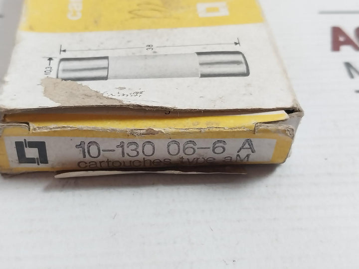 Lot of 10X LEGRAND 130 06 Cartridge Fuse 10 x 38mm