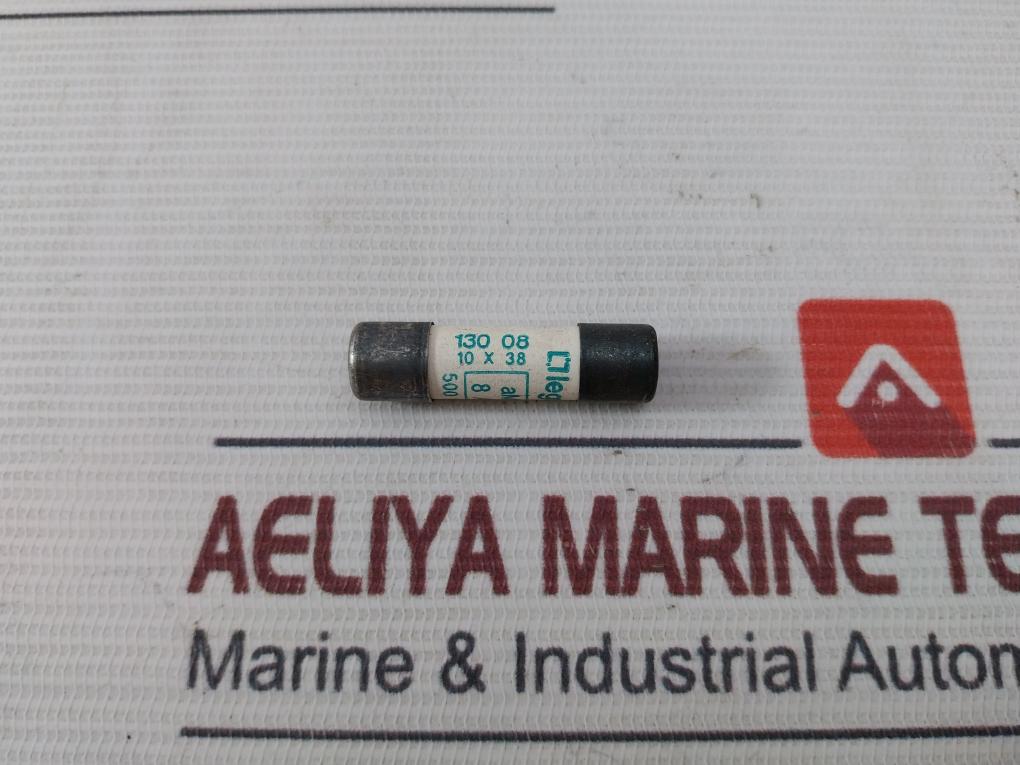 Lot Of 10X Legrand 130 08 Ceramic Cartridge Fuse 8Amp 500Vac