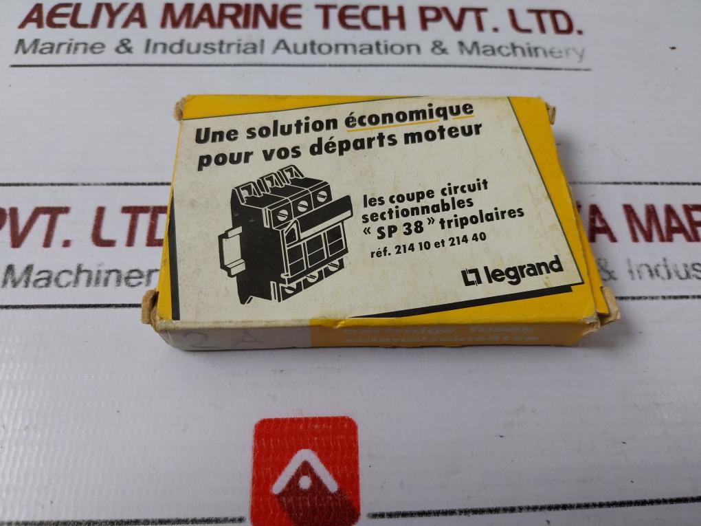 Lot Of 10X Legrand 269-2 Fuse Cartridge, 2A 500V, Cei 269 2-nfc 63 210