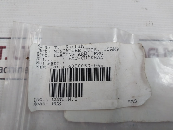 Lot of 10X LEGRAND F3.15A Cartridge Fuse H250V 15AMP FSO