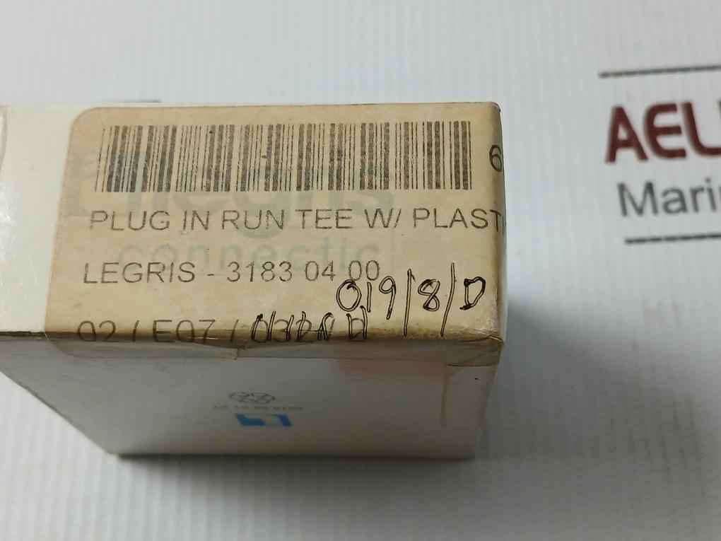 Lot Of 10X Legris 3183 04 00 Plug In Run Tee W/Plastic Tailpiece-od 4 4 Mm