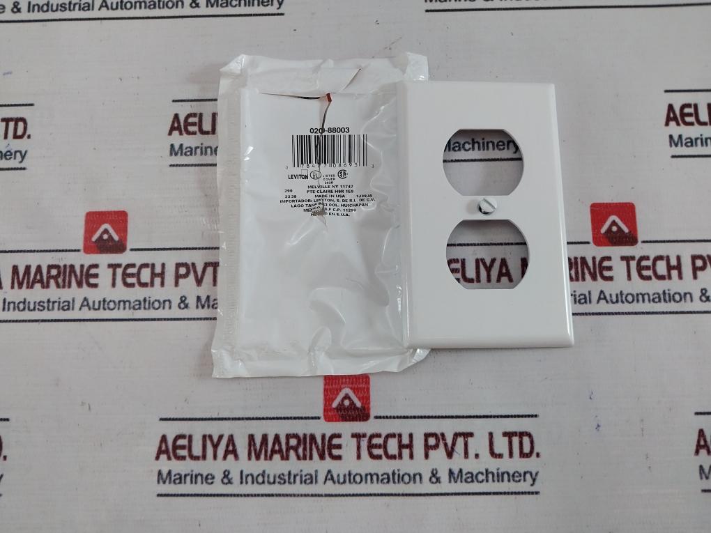 Lot Of 10X Leviton 020-88003 Duplex Device Wallplate