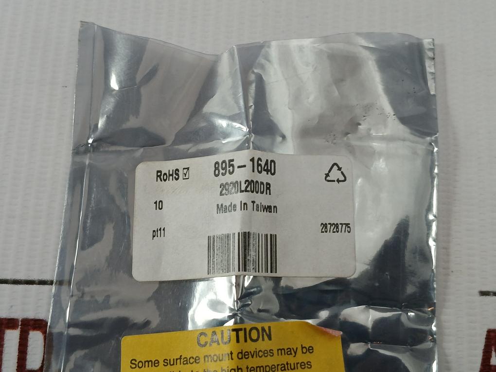 Lot Of 10X Littelfuse Ptc Resettable Fuse 2920L200Dr