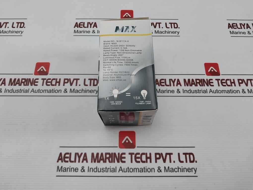 Lot Of 10X Max M-b1114-a Led Bulb F/ Non-directional Lamp Ac220-240V 50/60Hz