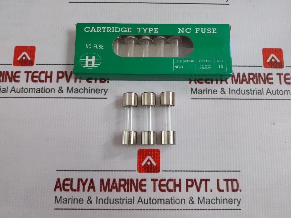 Lot Of 10X Nc-1 Cartridge Fuse 500V H-y