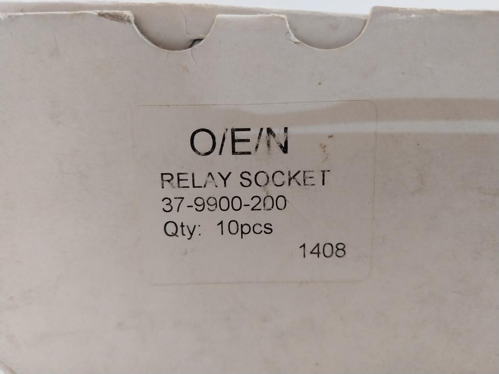Lot Of 10X O/E/N 37-9900-200 Relay Socket