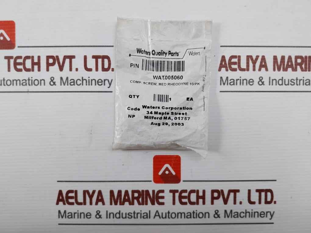 Lot Of 10X Part No.Wat005060 Waters Compression Screw