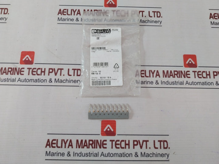 Lot of 10X Phoenix Contact EB 10-6 Insertion Bridge 0201139