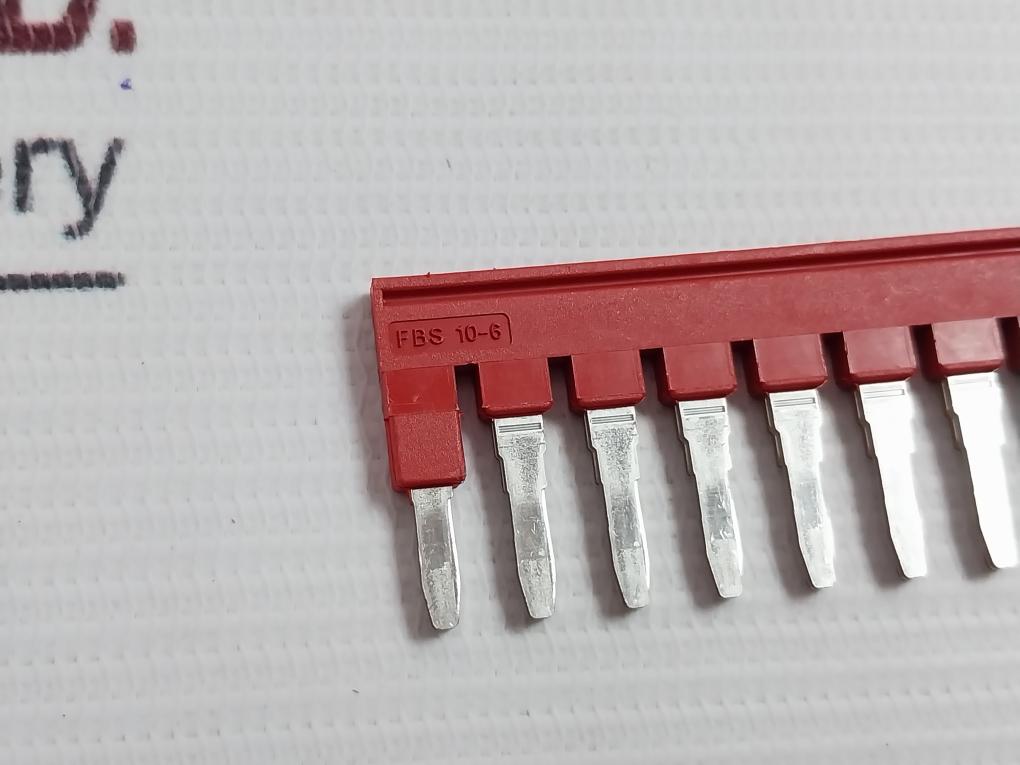 Lot Of 10X Phoenix Contact Fbs 10-6 Plug-in Bridge 4 017918 188580