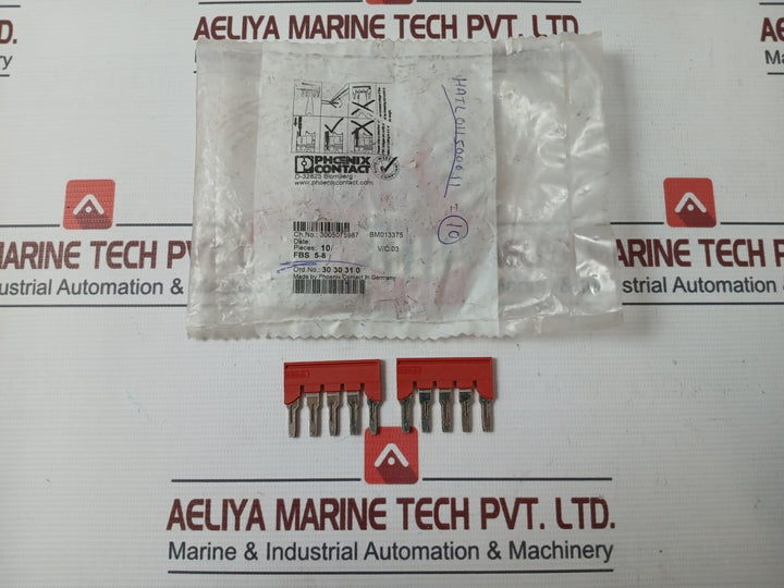Lot of 10X PHOENIX CONTACT FBS 5-8 Plug-in Bridge V/C.03 HATL011500011