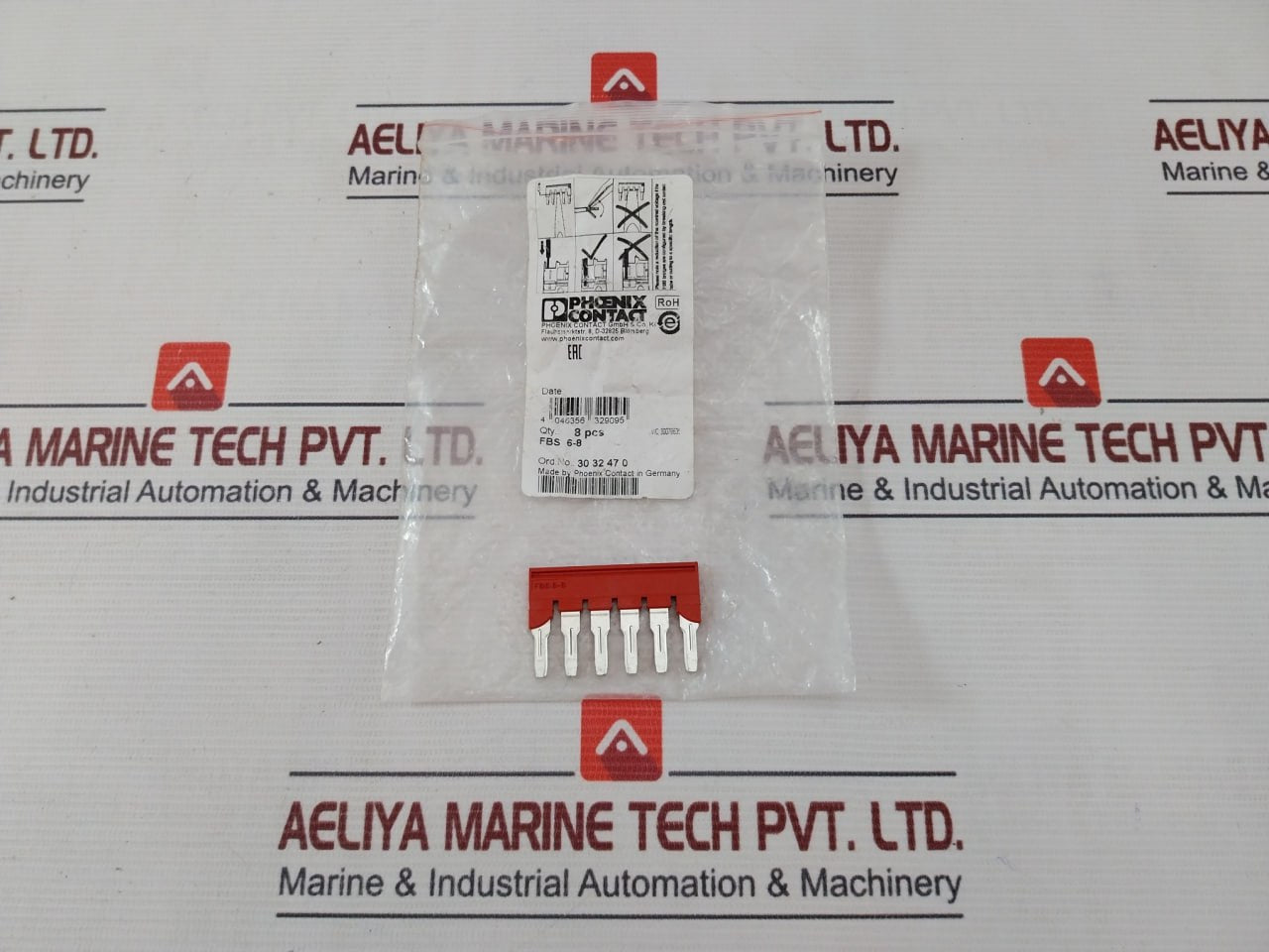 Lot Of 10X Phoenix Contact Fbs 6-8 Plug-in Bridge 3032470