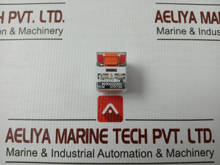 Lot Of 10X Power Relay 250 Vac 60Hz Weidmuller Rcm370730