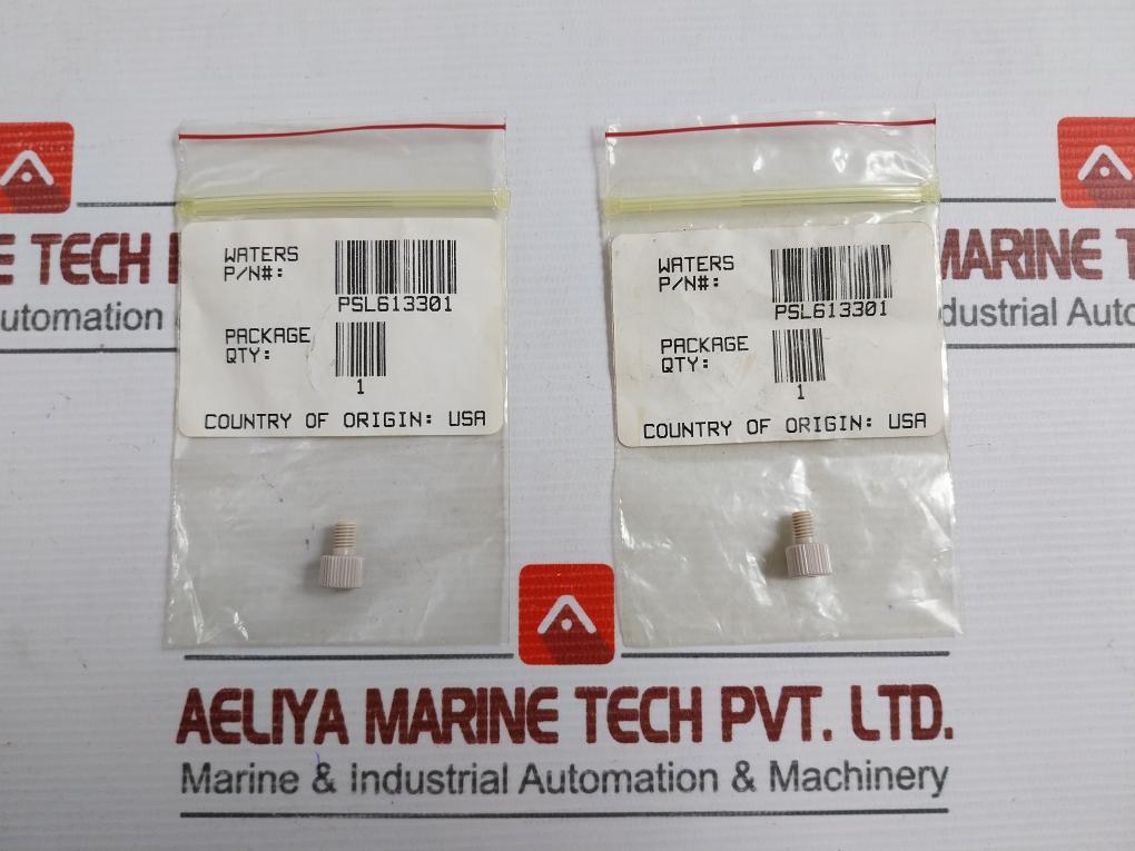 Lot Of 10X Psl613301 Knurled Head Nut Peek Waters