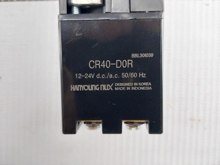Lot Of 10X Rectangular Lamp Cr40-d0R Hanyoung Nux 12-24V 50/60Hz