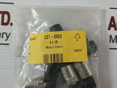 Lot of 10X RS 227-5953 Elbow Threaded Adaptor 6 X 1/8
