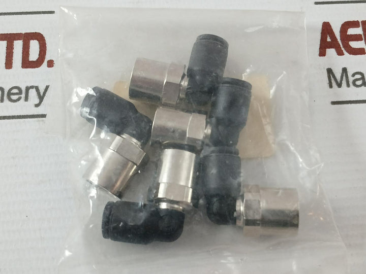 Lot of 10X RS 227-5953 Elbow Threaded Adaptor 6 X 1/8