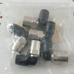 Lot of 10X RS 227-5953 Elbow Threaded Adaptor 6 X 1/8