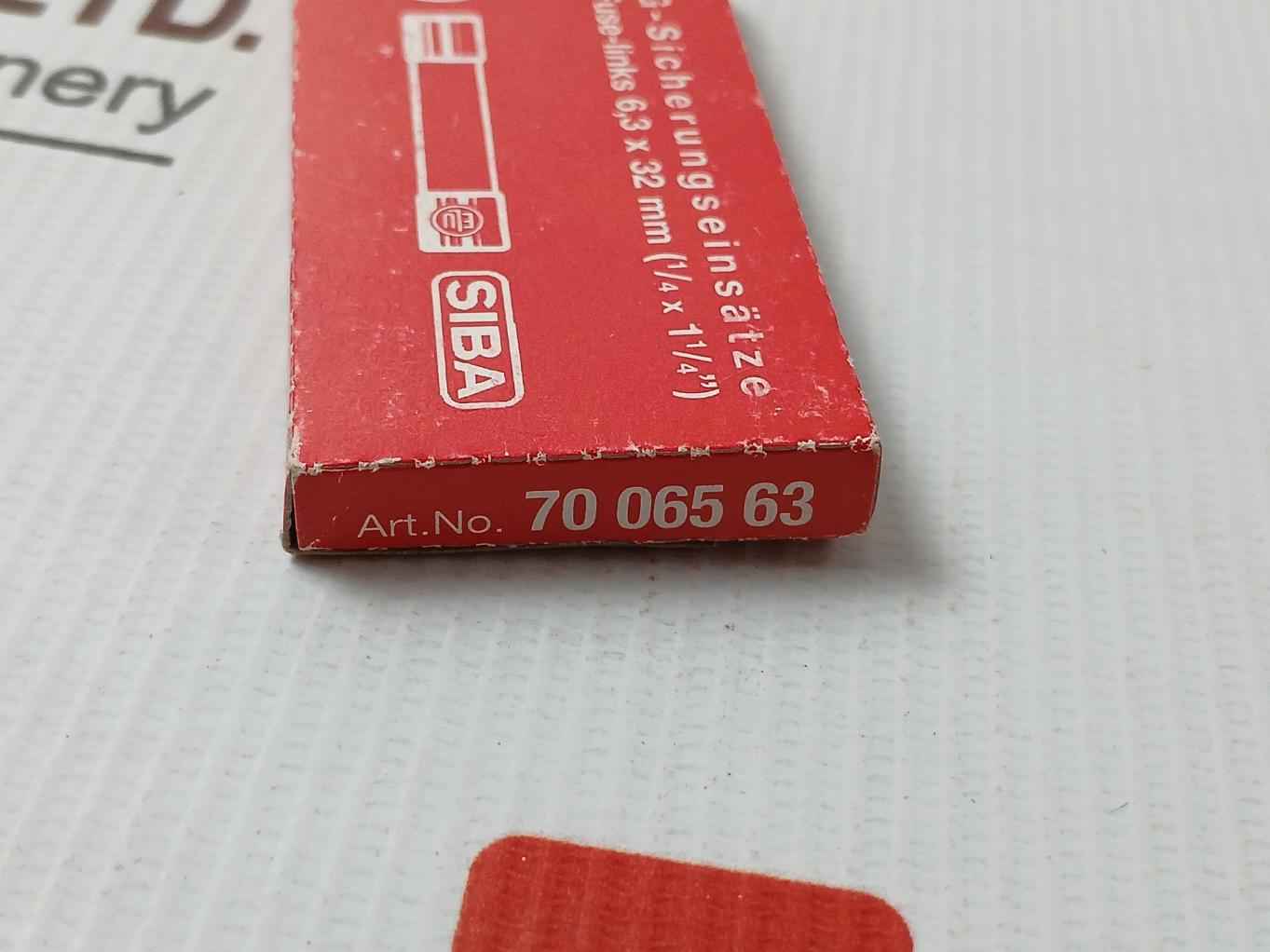 Lot Of 10X Siba 189020 Fuse 500V Ac 5A 6.3 Mm × 32 Mm