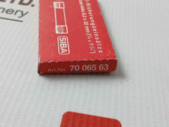Lot Of 10X Siba 189020 Fuse 500V Ac 5A 6.3 Mm × 32 Mm