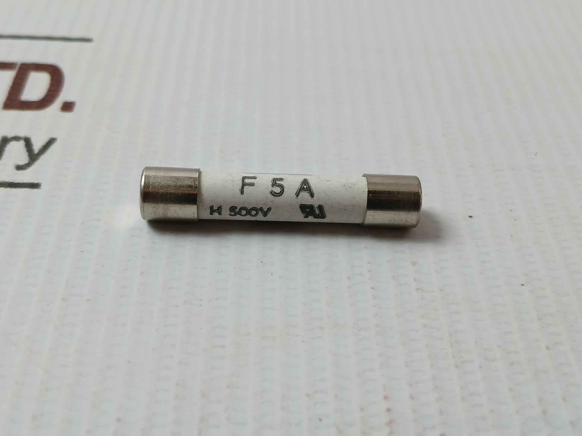 Lot Of 10X Siba 189020 Fuse 500V Ac 5A 6.3 Mm × 32 Mm