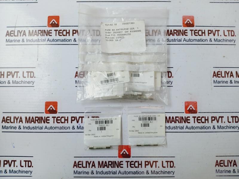 Lot of 10X SIBA 70 065 65 Antisurge Fuse 700001363