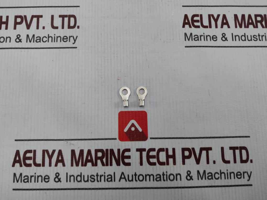 Lot Of 10X Te Connectivity 161-1184 Uninsulated Ring Terminal 1.0-2.6Mm Sq.M4