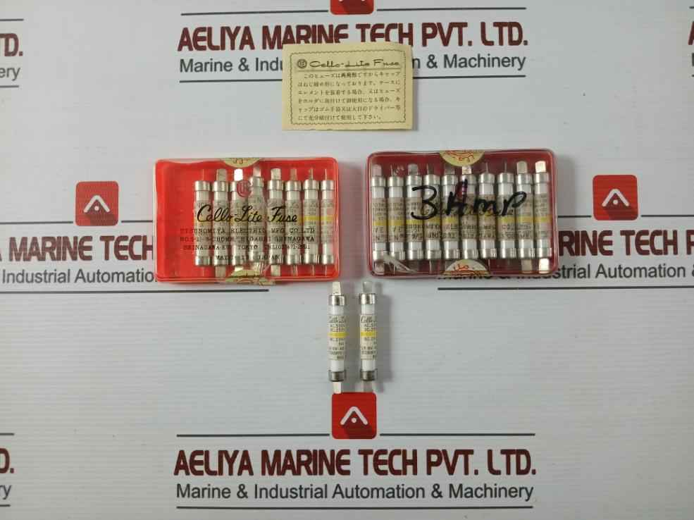 Lot Of 10X Utsunomiya Electric Nc1 Cello-lite Fuse Bc. 20Ka•Ff.1.35